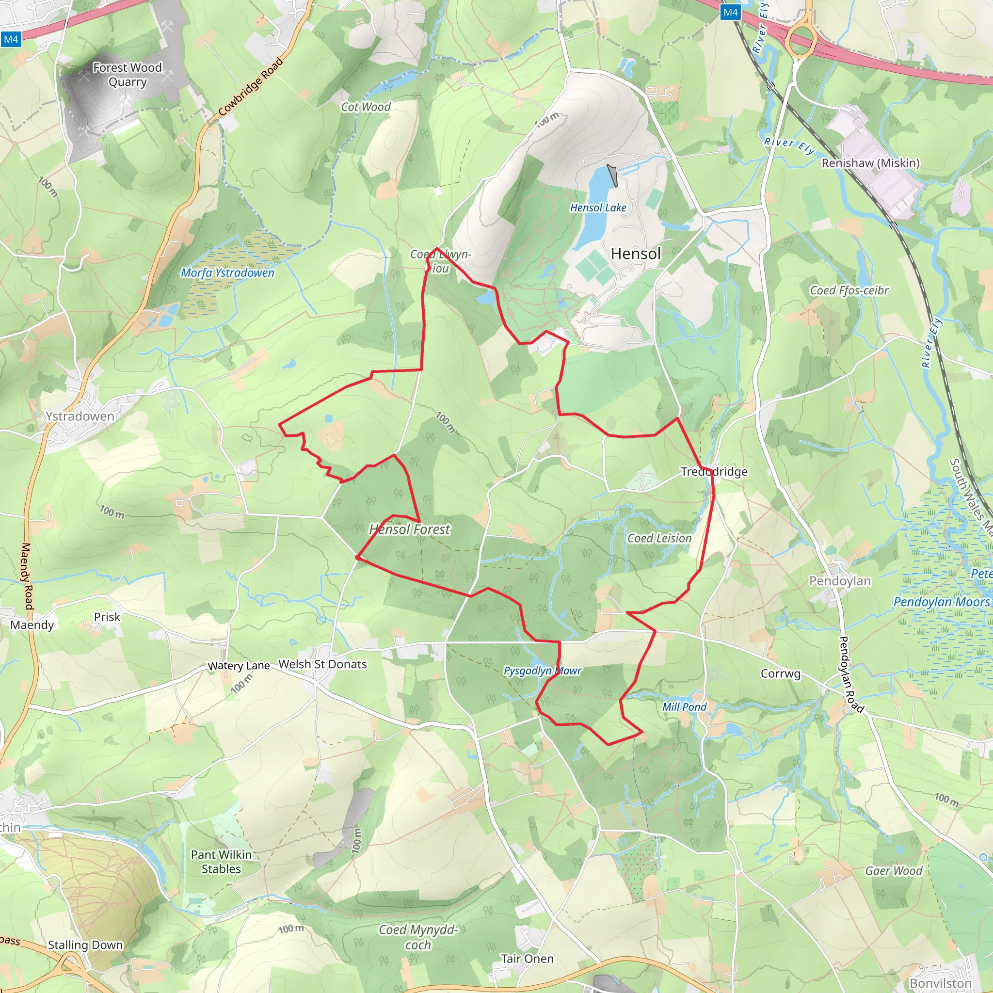 Valeway 2 (Hensol) mobile static map