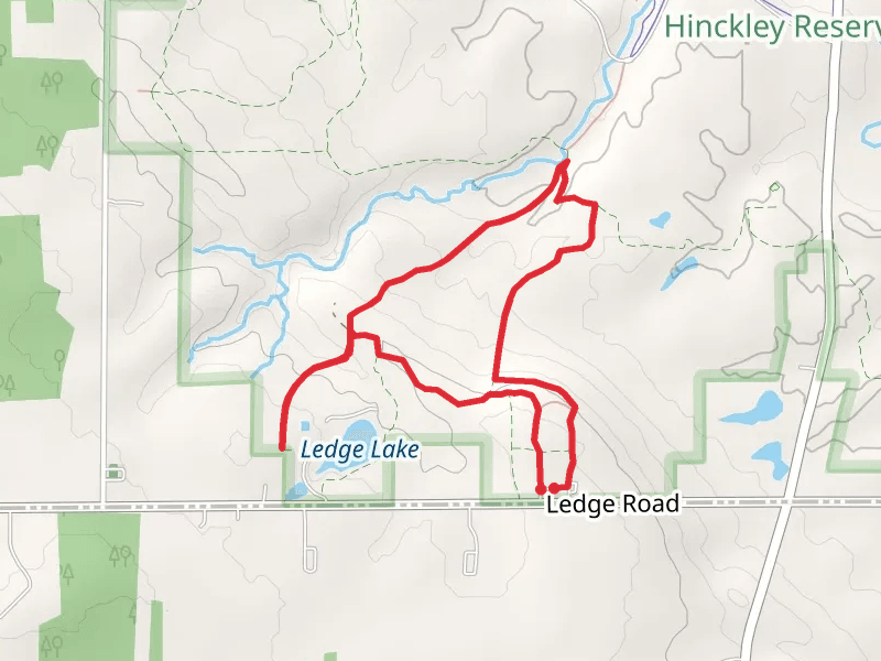 Worden's Ledges and Ledge Lake Loop Trail