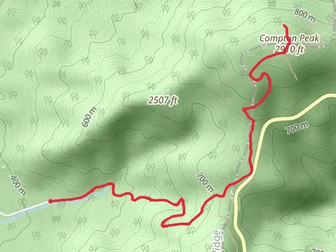 Compton Peak viA Jenkins Gap Trail