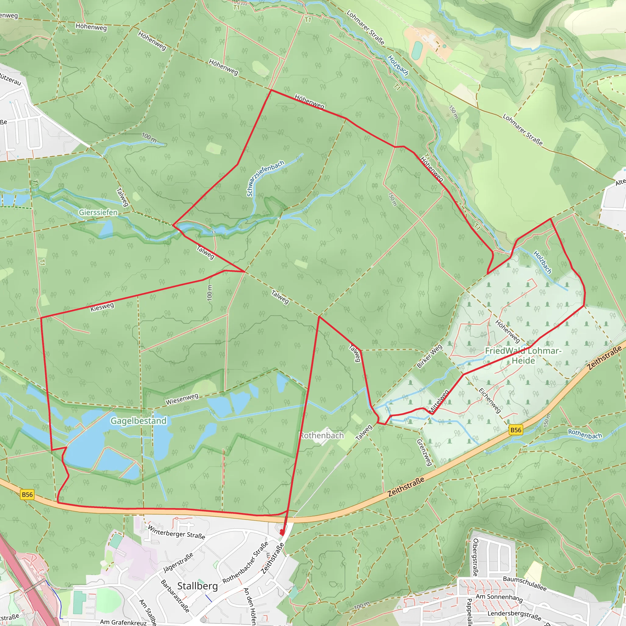 Rundweg A3 Loop mobile static map