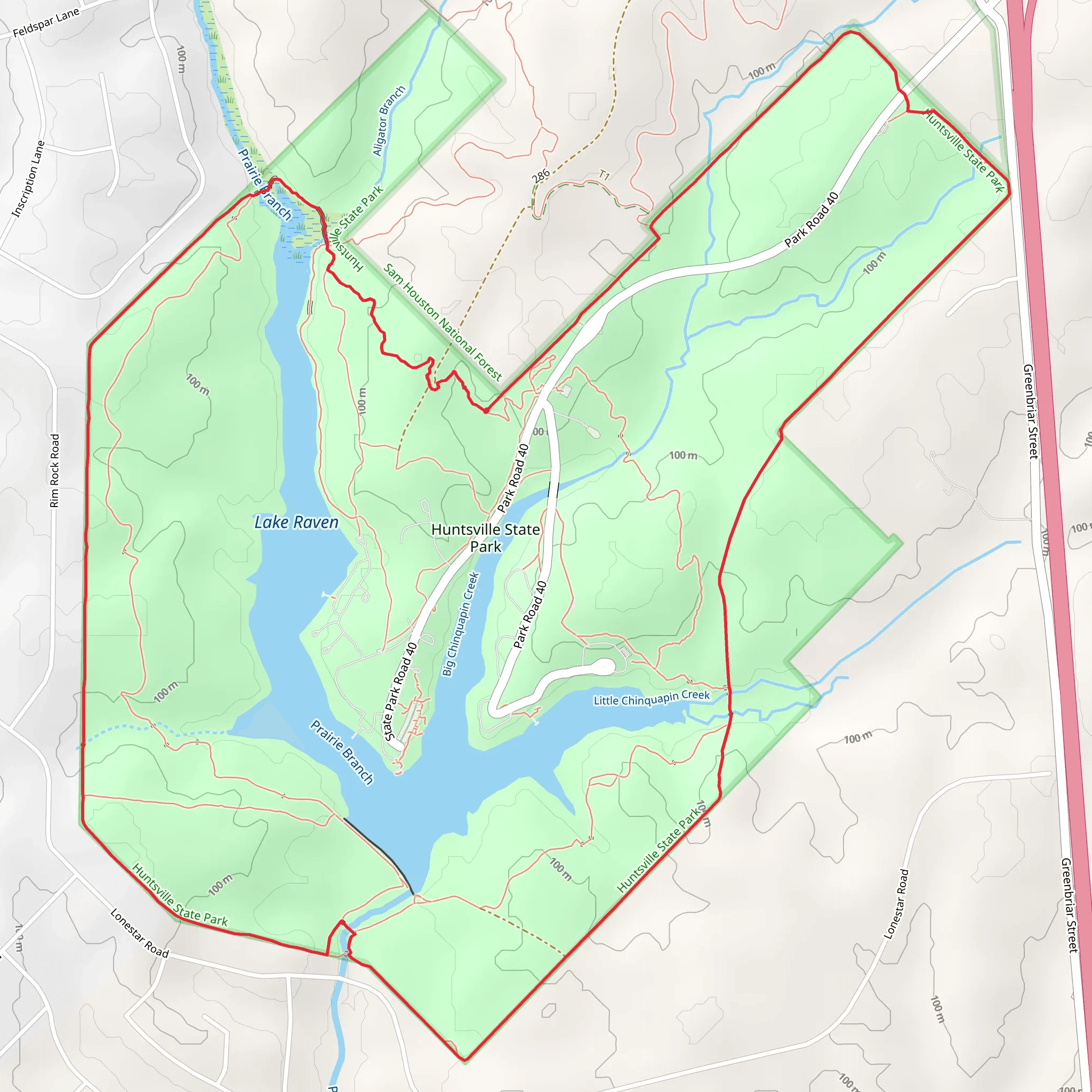 Triple C Loop Trail mobile static map