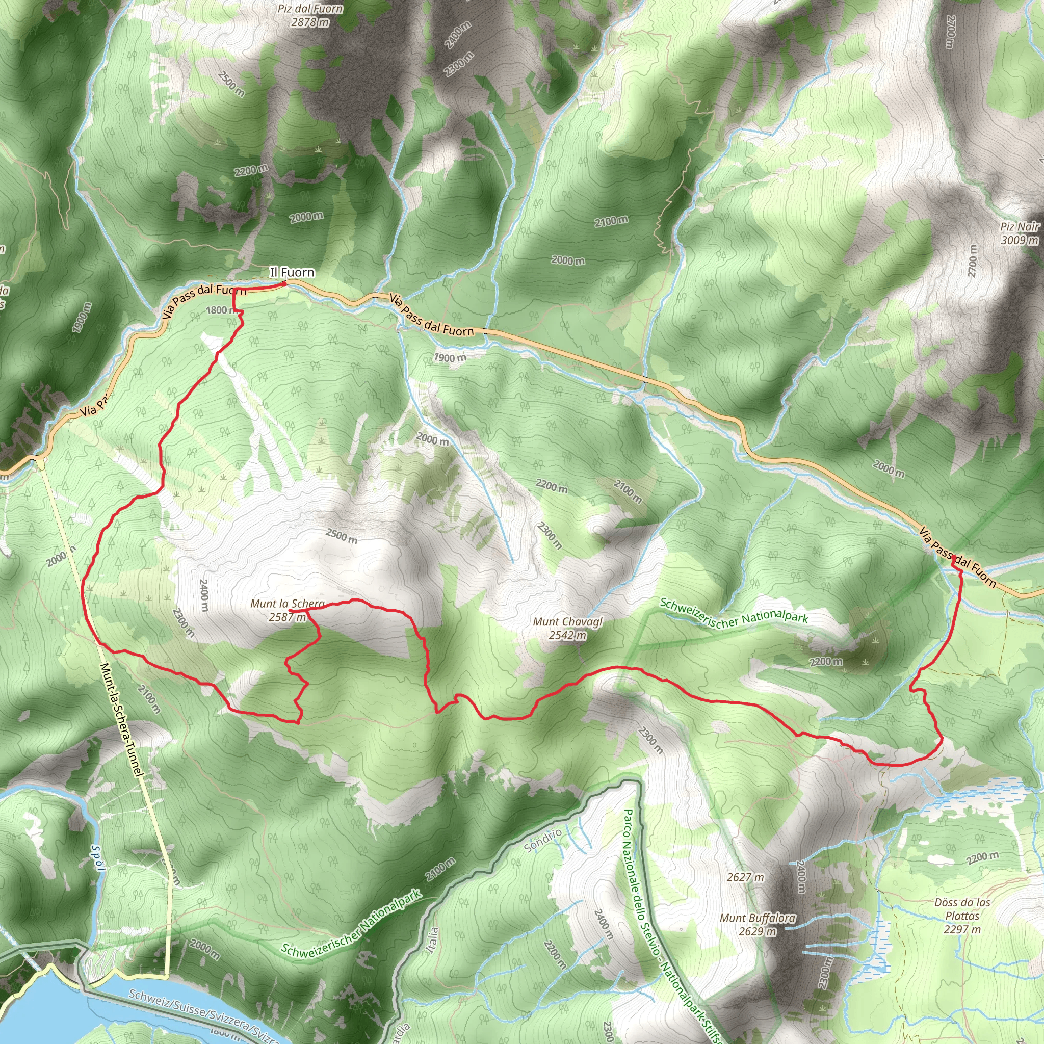 Munt la Schera mobile static map