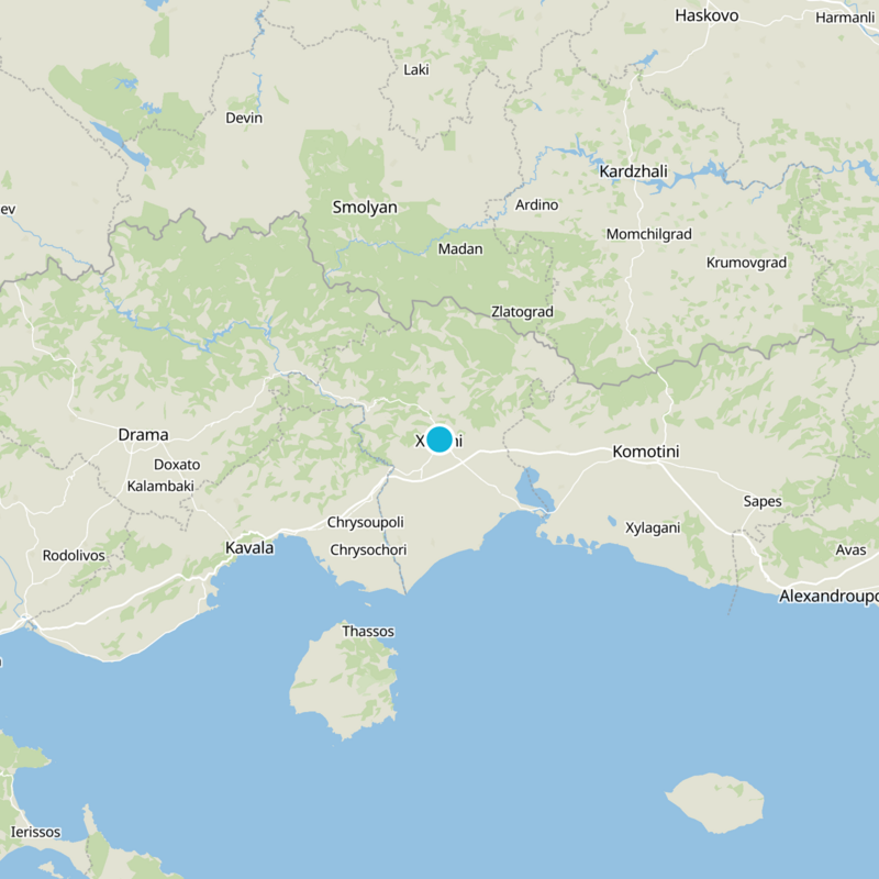 Xanthi Static Map