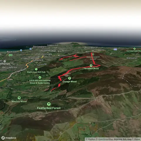 Cruagh to Fairy Castle and Ticknock