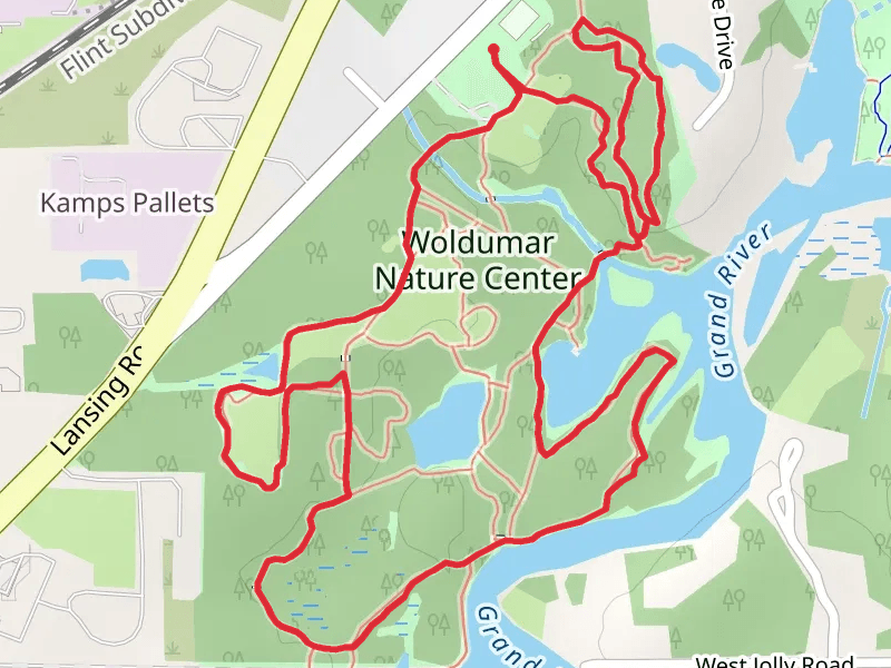 Woldumar Nature Center Loop