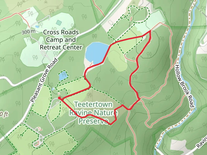 Teetertown Ravine Nature Preserve Loop