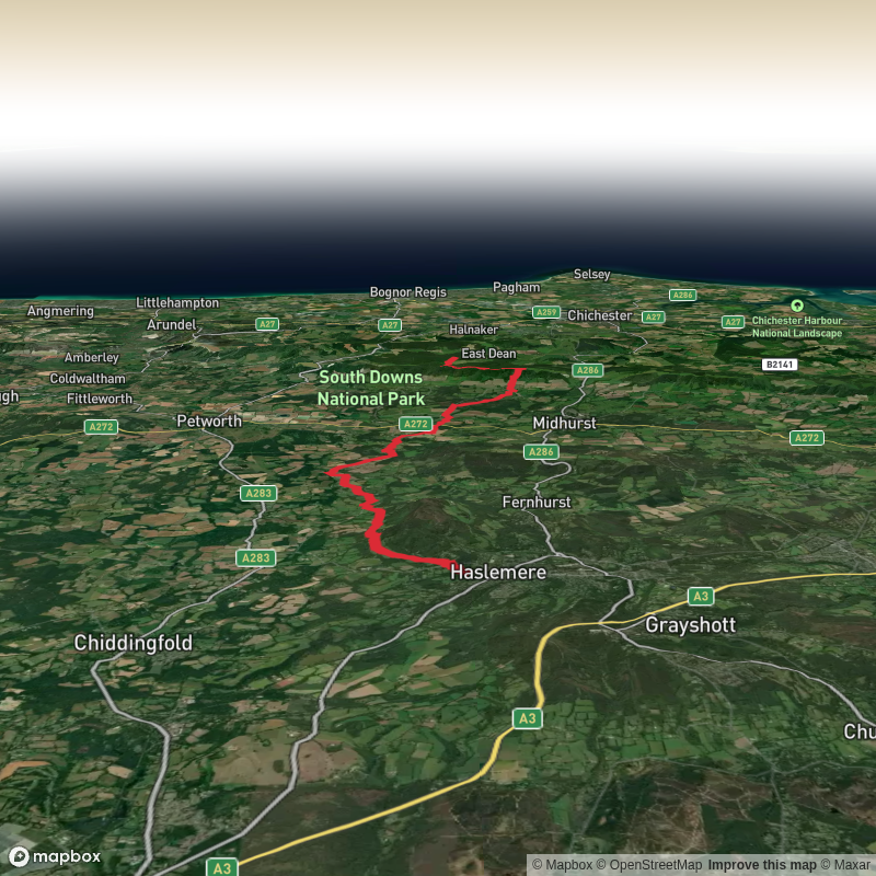 Hike from Haslemere to Newhouse Campsite