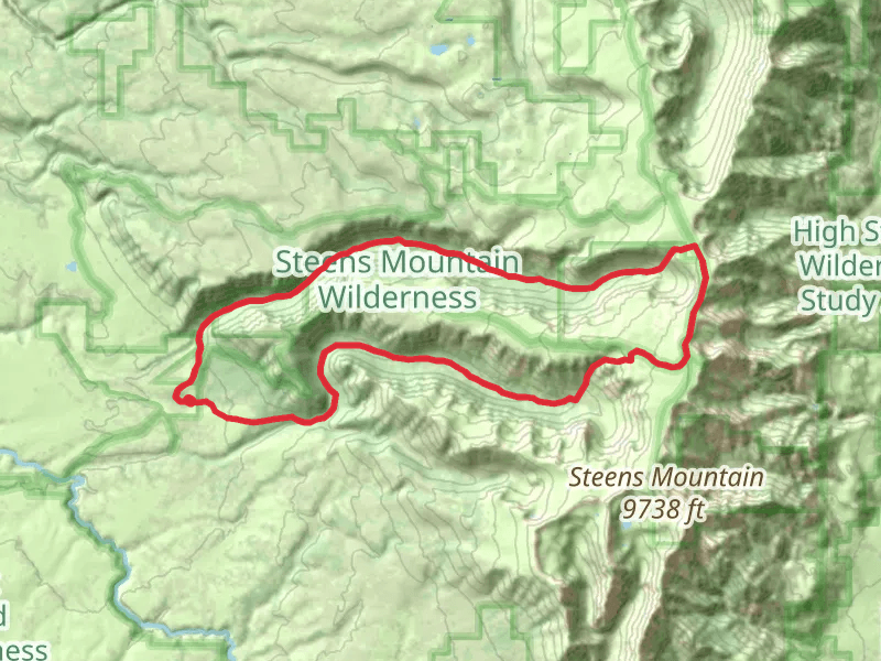 Big Indian and Little Blitzen Loop Trail