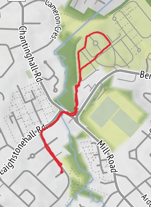 Hike from Hamilton mobile static map