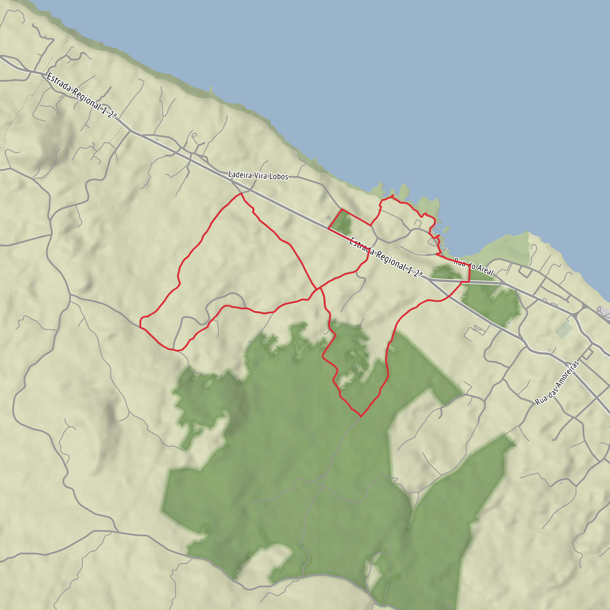 Garajau and Cabeco Zaranza Loop mobile static map
