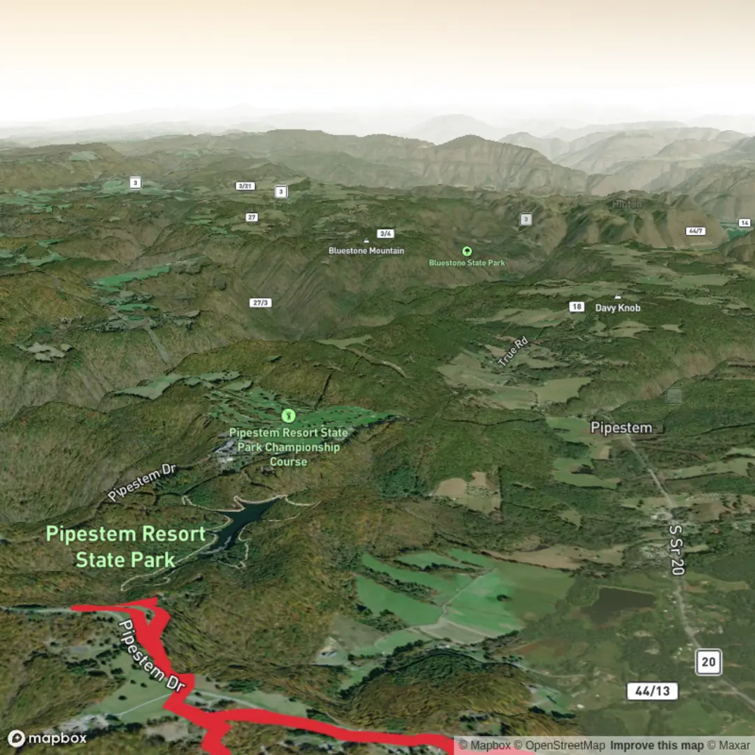 An image depicting the trail Guided Horseback Trail and its surrounding area.