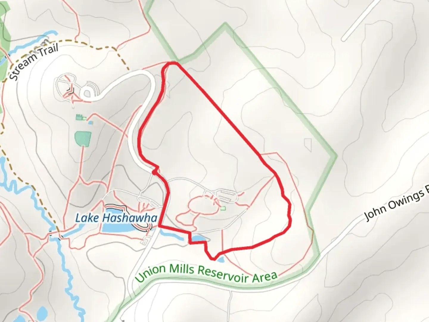 An image depicting the trail Vista Loop Trail and its surrounding area.