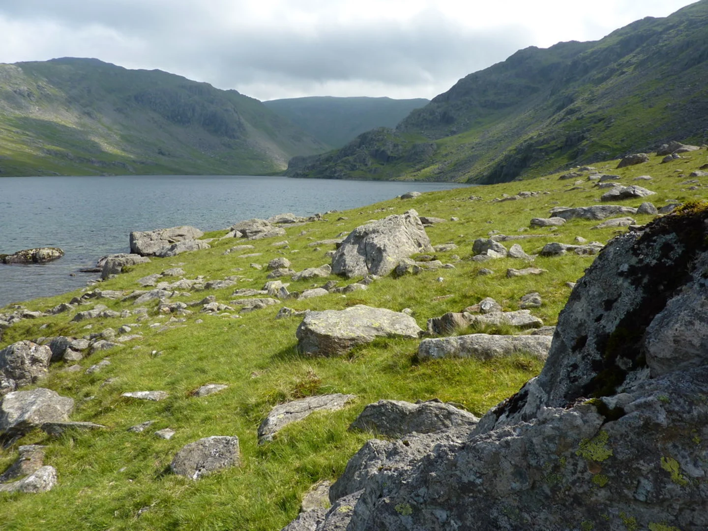 An image depicting the trail Seathwaite Tarn, Swirl How and Great Carrs Loop - Cockley Beck and its surrounding area.