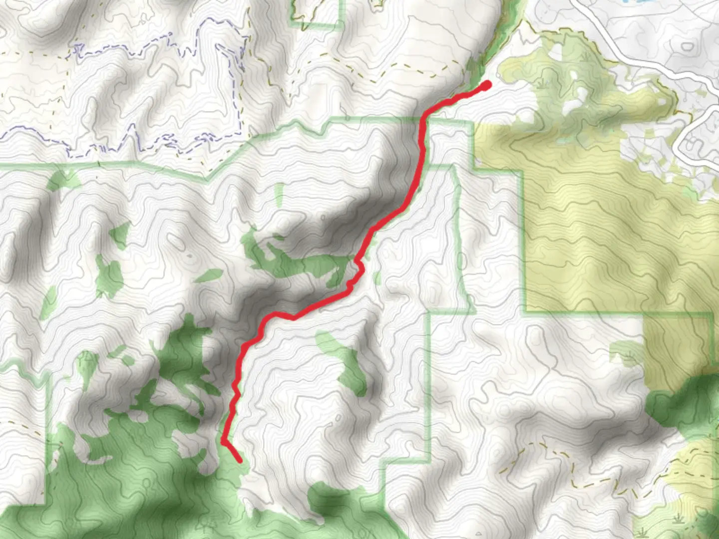 An image depicting the trail Hunter Creek Trail and its surrounding area.
