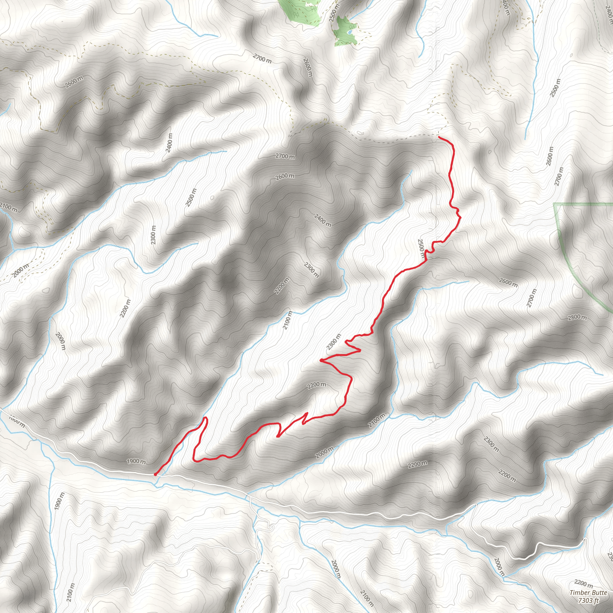 Telephone Ridge Road mobile static map