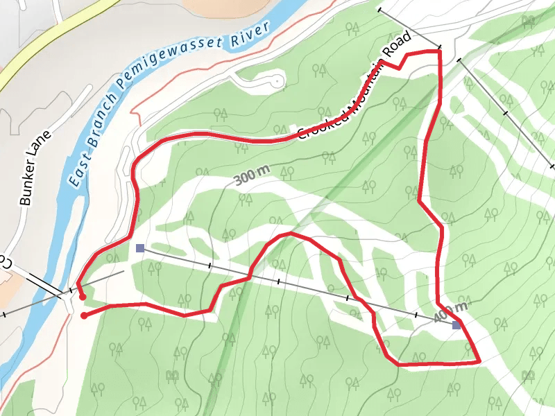 Pemigewasset River Loop from Crooked Mountain Road