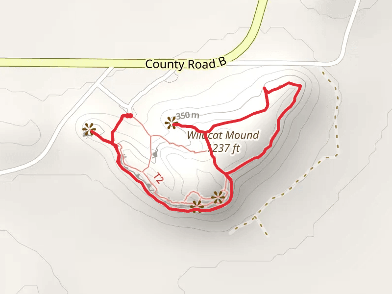 Wildcat Mound, Wildcat Ridge and Wildcat Base Trail