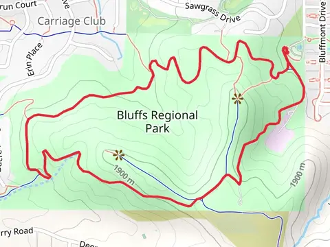 Bluffs Regional Park Loop Trail