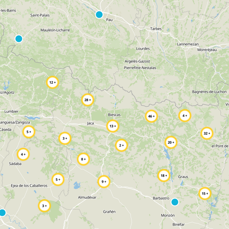 Biescas Static Map