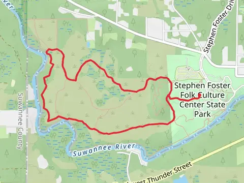 Stephen Foster Folk Culture Center State Park Loop - West
