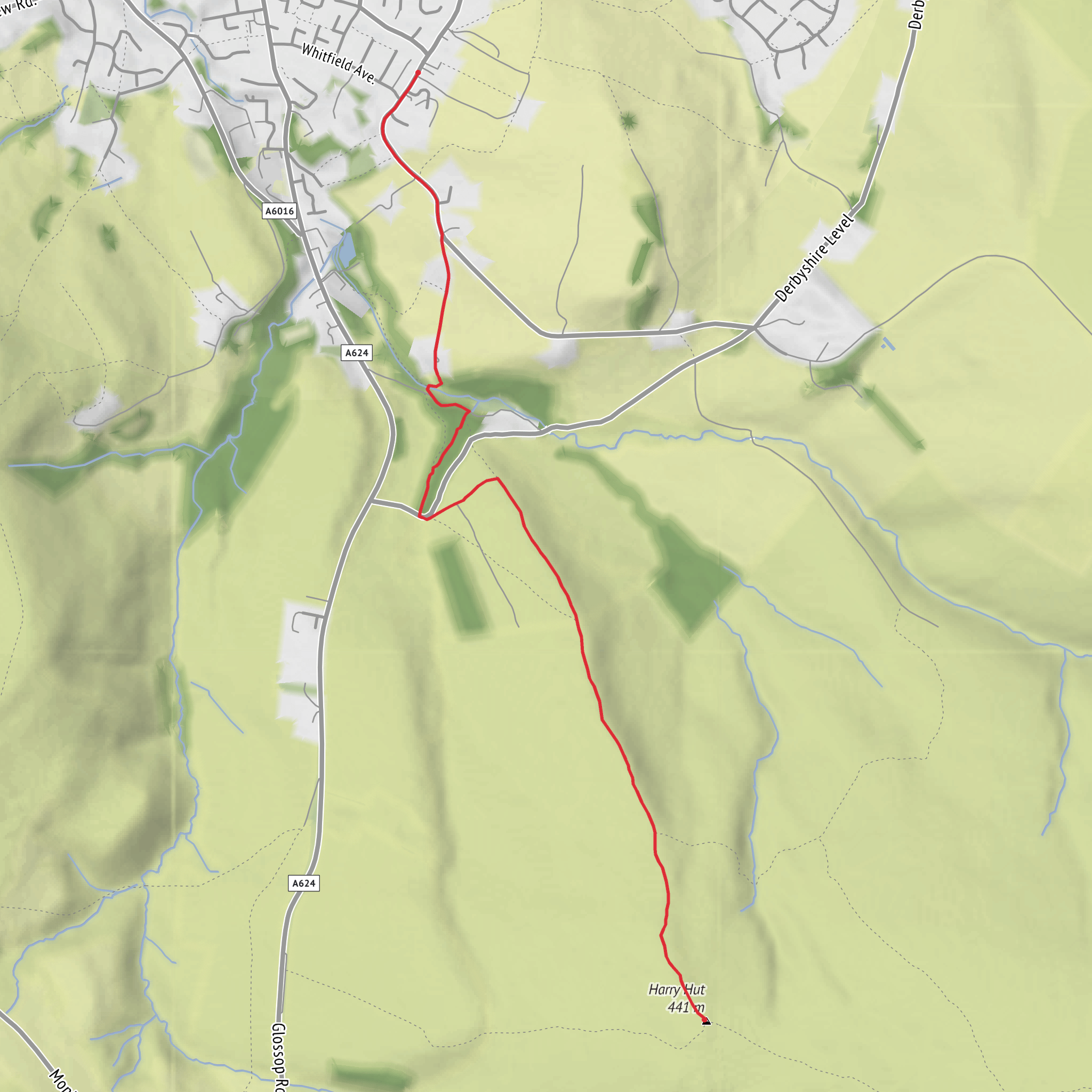 Harry Hut mobile static map