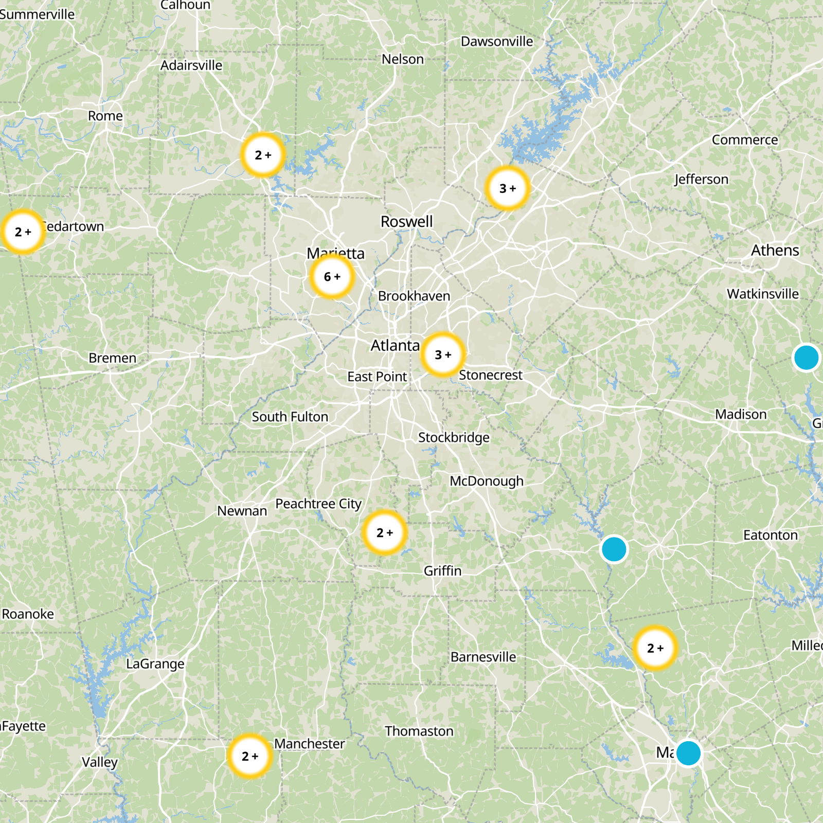 Clayton County Static Map