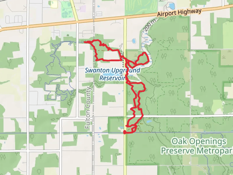 Blue Racer Trail, Oak Opening Trail and Hognose Loop Trail