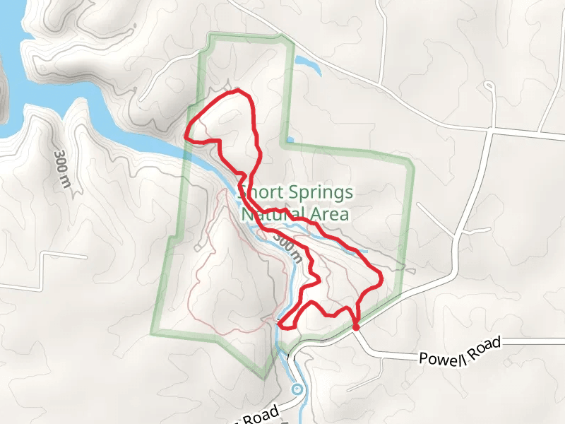 Bobo Creek Trail and Adams Falls Trail Loop