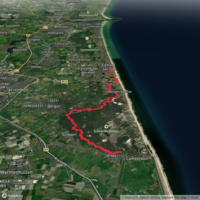 Hargen to Boulevard Zuid via Russengat and Zuiderachterveld