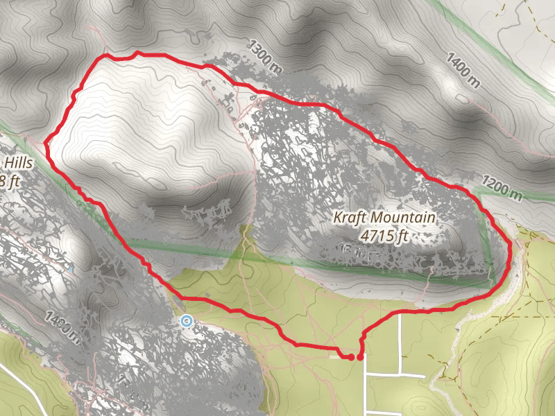 Loop around Kraft Mountain