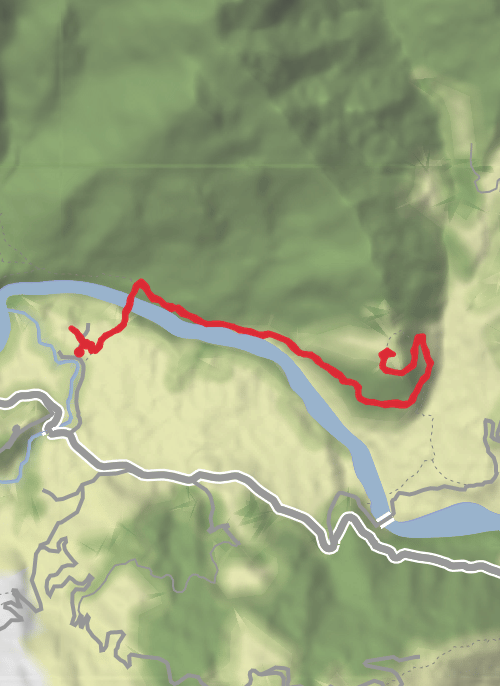 Hike from And beyond resort to Khamsum Yuley Chorten. mobile static map