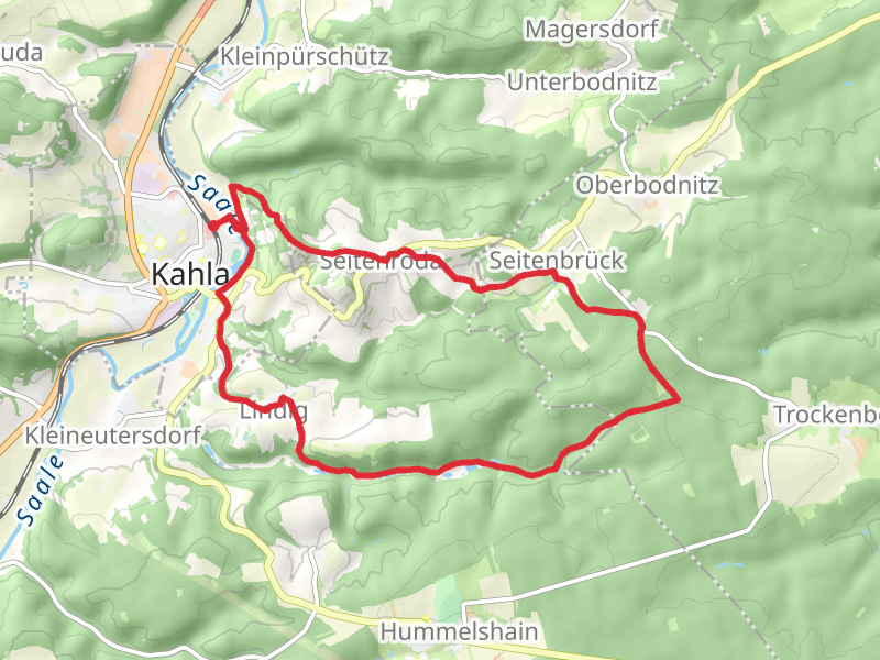 Kahla Loop via Schwarzer Teich