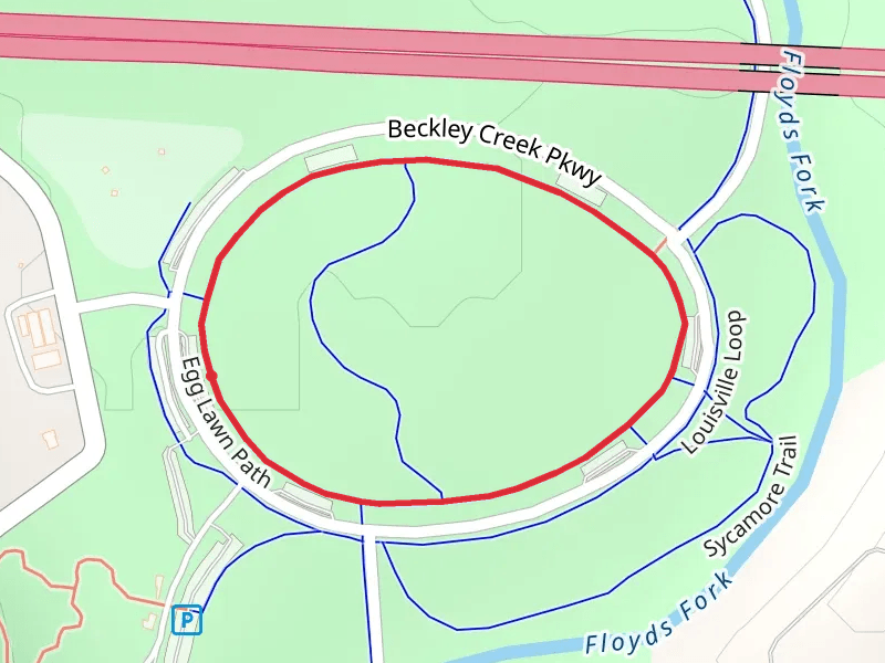 Egg Lawn Path Loop