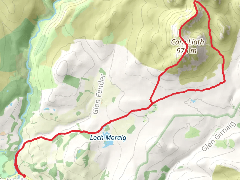 Bridge of Tilt - Beinn a' Ghlo  thumbnail