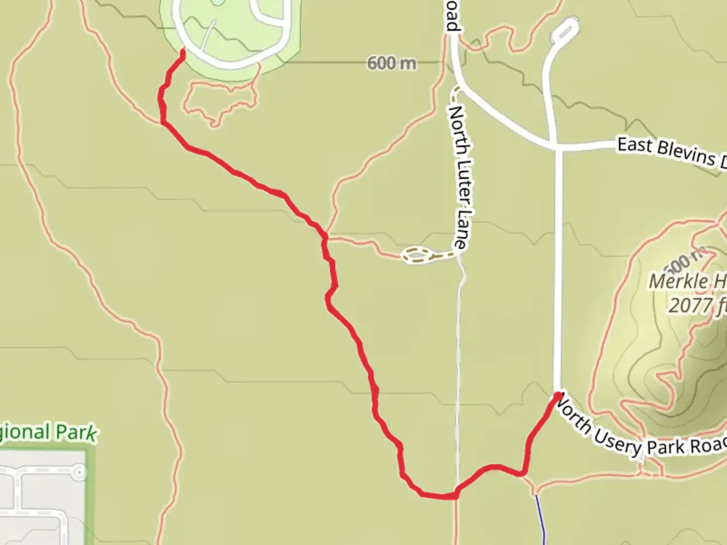 An image depicting the trail Chain Fruit Trail and its surrounding area.