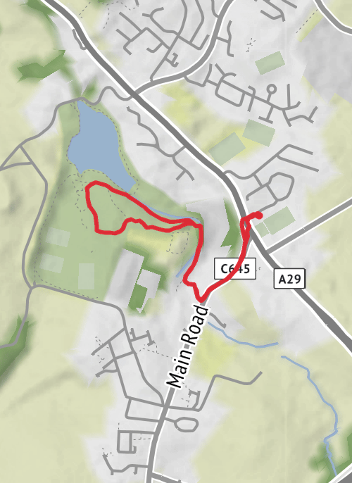 County Tyrone Walking mobile static map
