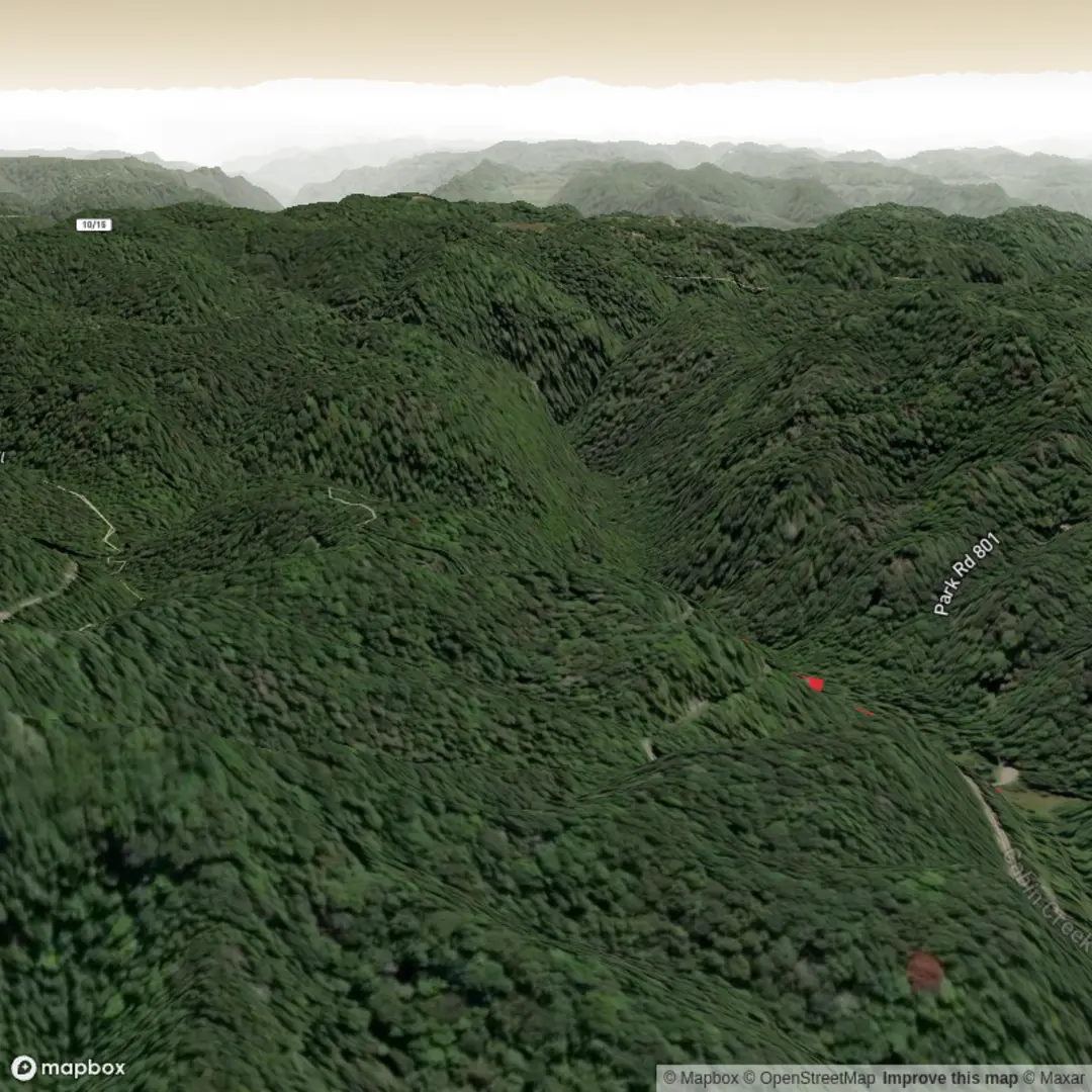 An image depicting the trail Falls Trail and its surrounding area.