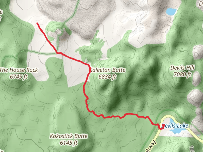 Elk Devils Trail and Three Sisters Trail