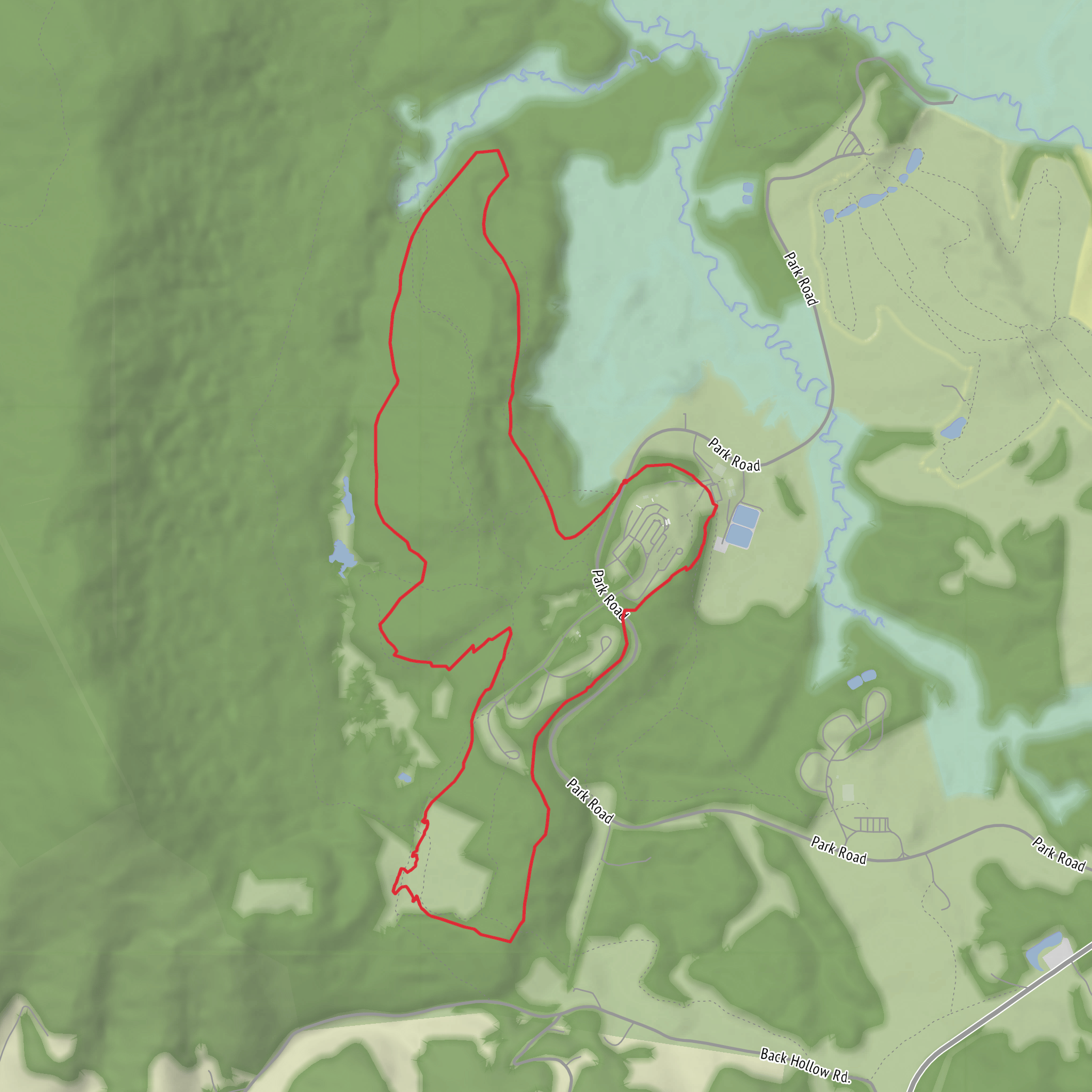 Promised Land Trail mobile static map