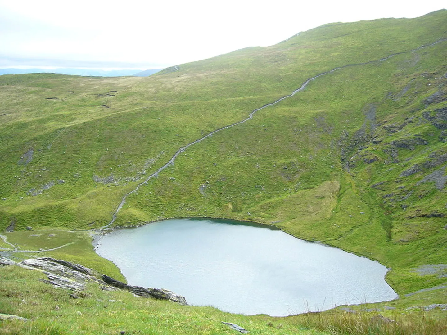 An image depicting the trail Scales Tarn and Blencathra Loop and its surrounding area.