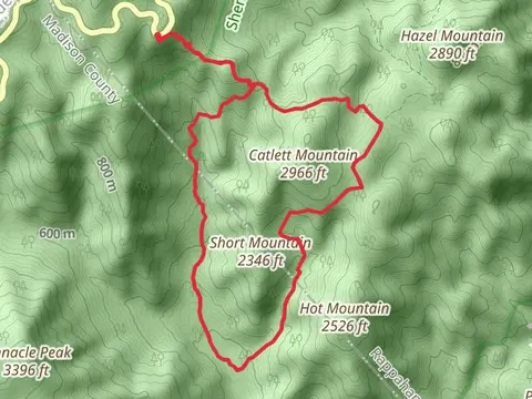 Loop around Catlett and Short Mountain