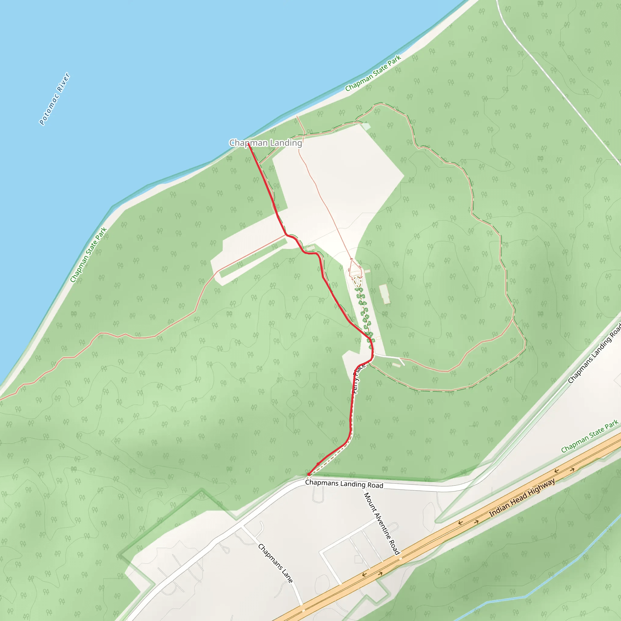 Chapmans Landing mobile static map