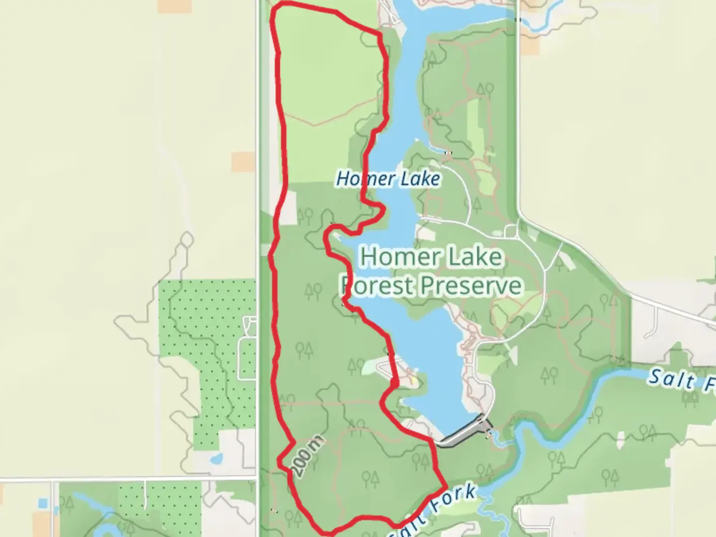 An image depicting the trail West Lake Loop Trail and its surrounding area.