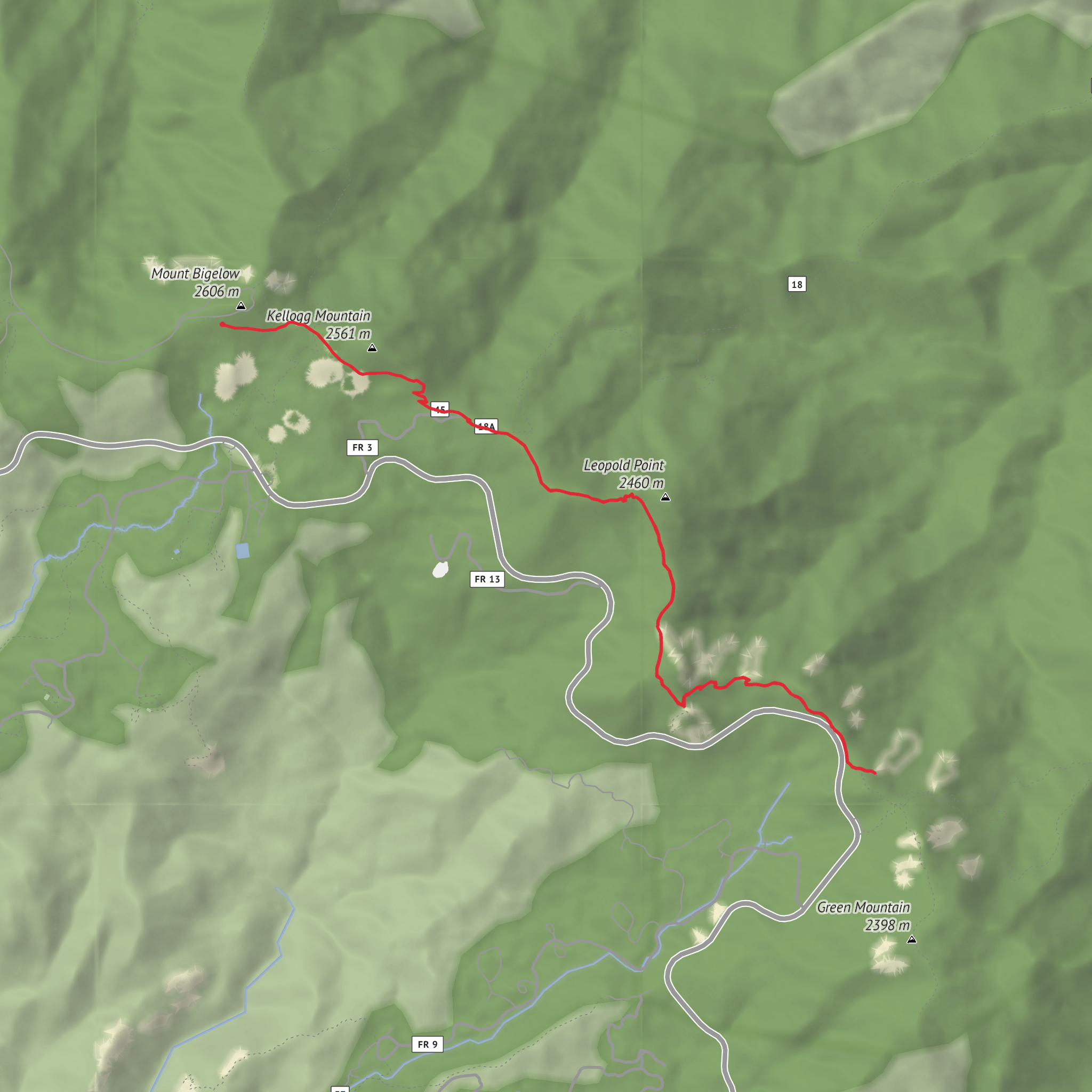 Incinerator Ridge mobile static map