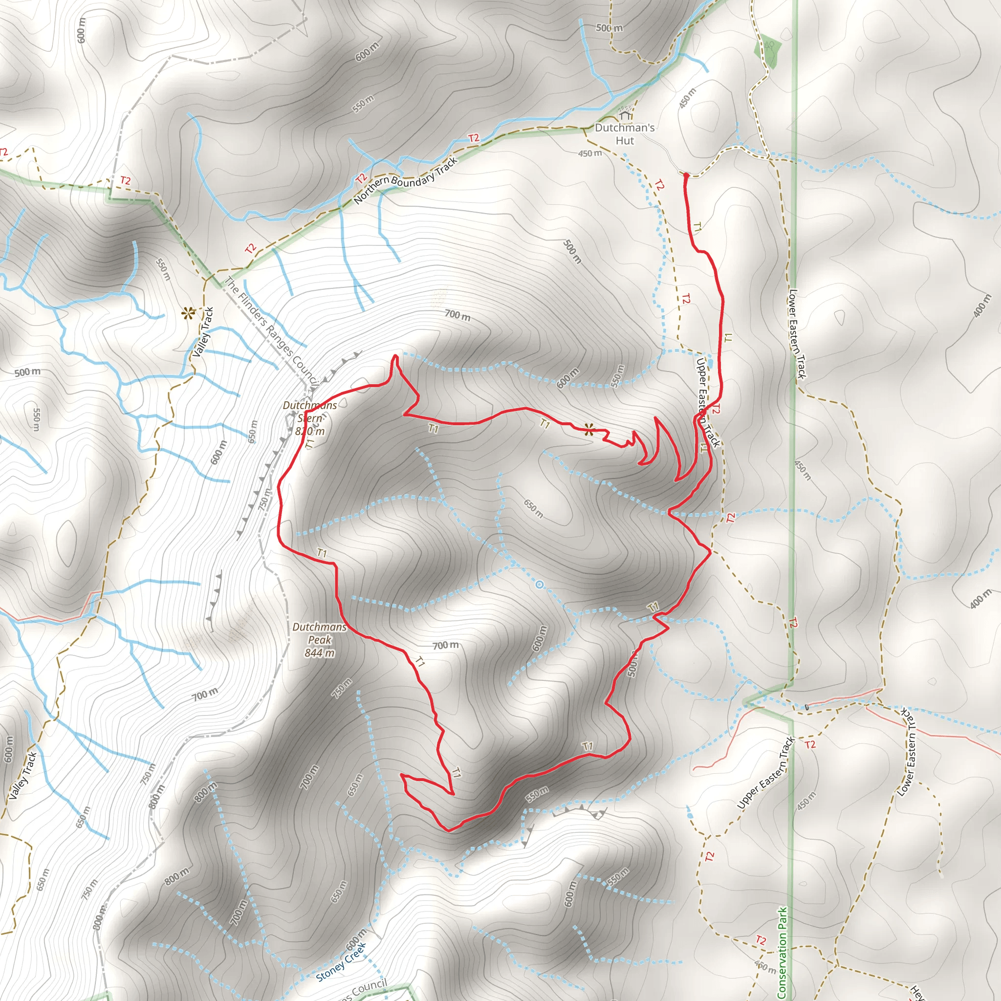 The Dutchmans Stern Hike mobile static map