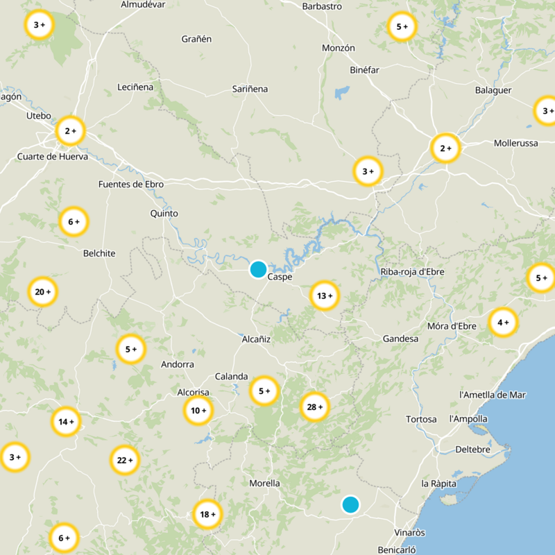 Caspe Static Map