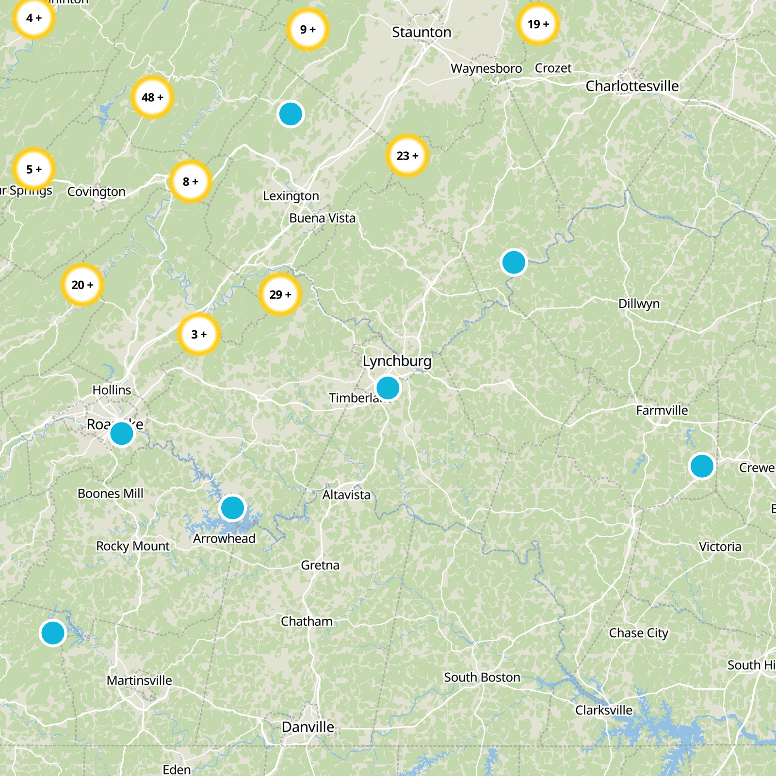 Campbell County Static Map