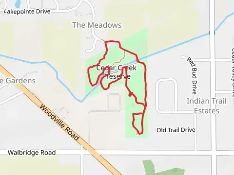 Cedar Creek Preserve Loop