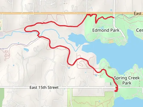 Spring Creek, Edmond Park and Lake Arcadia