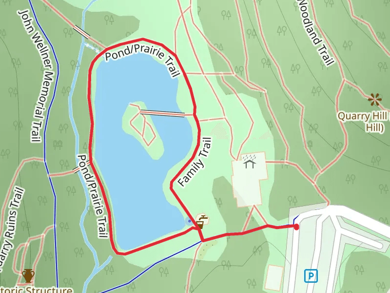Pond - Prairie Loop Trail